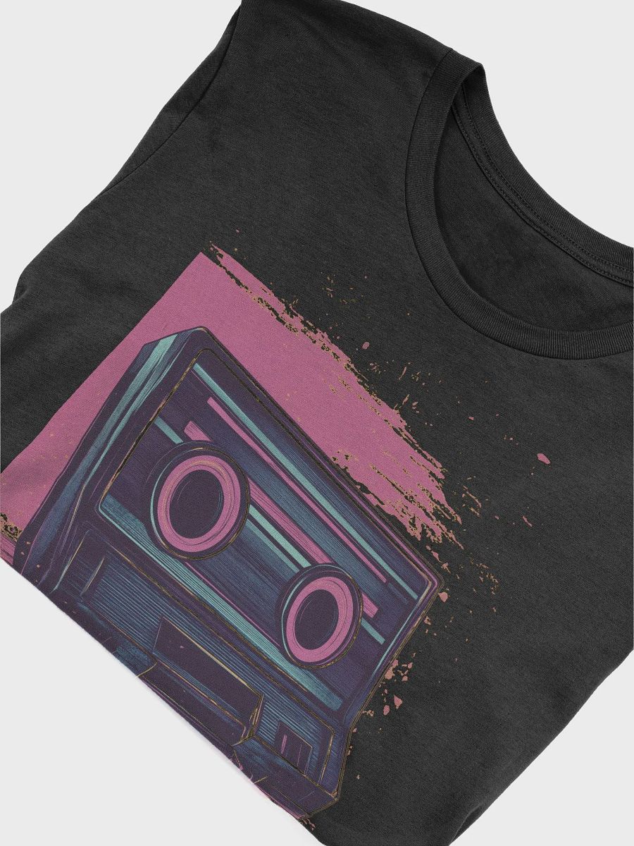 Vintage Vibe Cassette Tape (Black/white T-shirt) product image (5)