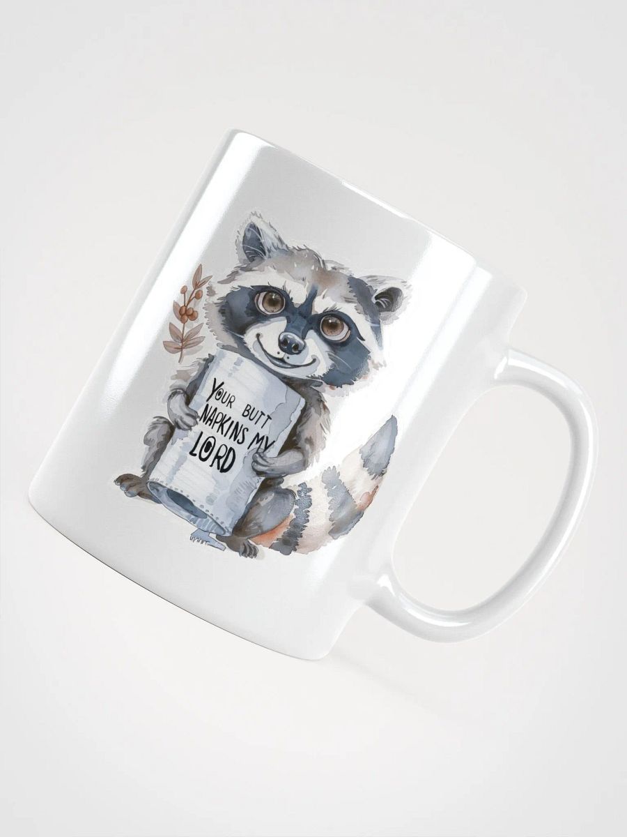Playful Raccoon Butt Napkins Mug product image (17)