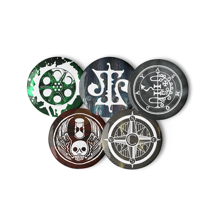 Logo Pin Buttons: Set 2 product image (3)