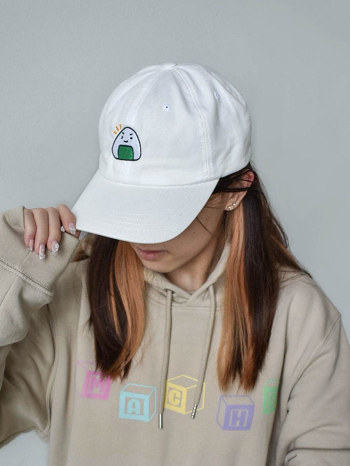 Embroidered MachoRice Onigiri Dad Hat product image (1)