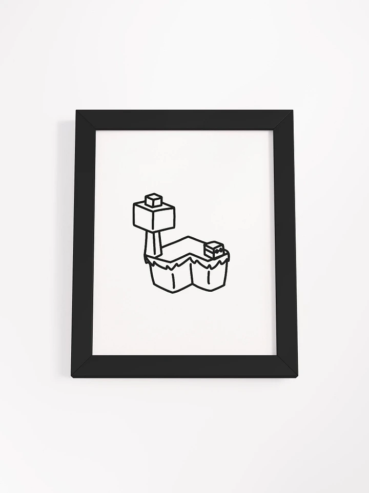 Skyblock Doodle Framed Picture product image (1)