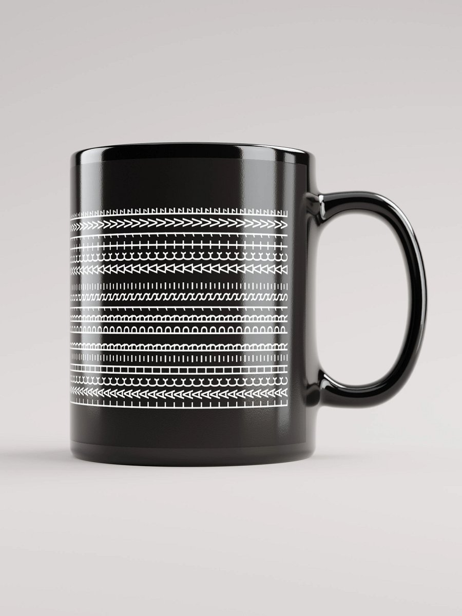 Mug Noir Codé Zen Blanc - Lacher Prise Activé - Cadeau élégant product image (1)