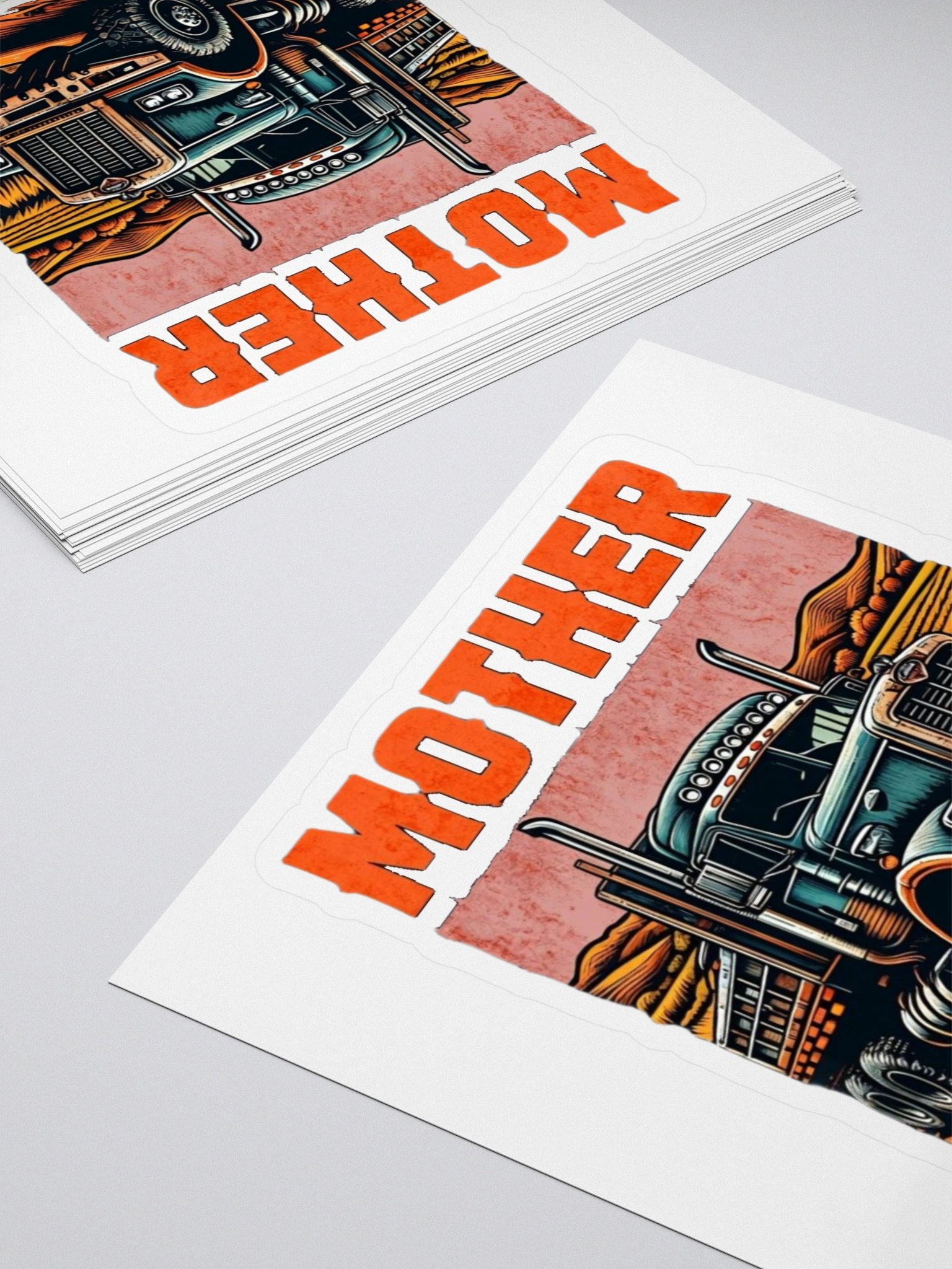 Mother Truckers – Gamer & Streamer Sticker 4''x4'' product image (4)
