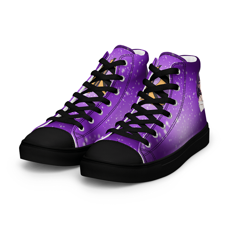 (Purple WAIFU) K Women's High Top Canvas Shoes product image (6)
