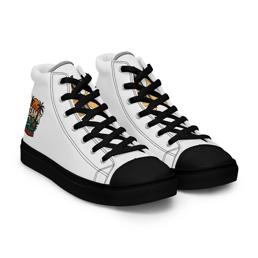 TEAM K CALIFORNIA Women's High Top Canvas Shoes product image (8)
