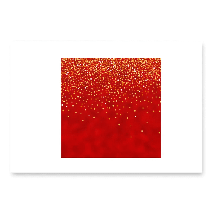 Sparkling Red Glitter Wrapping Paper Set product image (6)