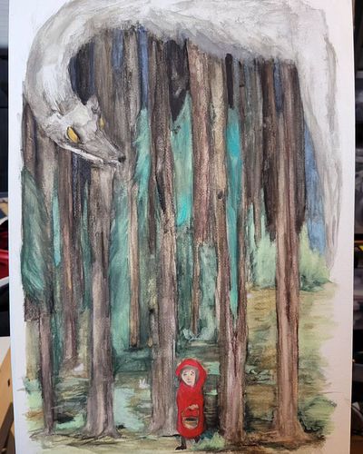 And the little red riding hood one