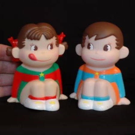 🎎 Japanese Fujiya Peko-chan and Poko-chan Mascot Coin Banks – Japan Antique Roadshow product image (1)