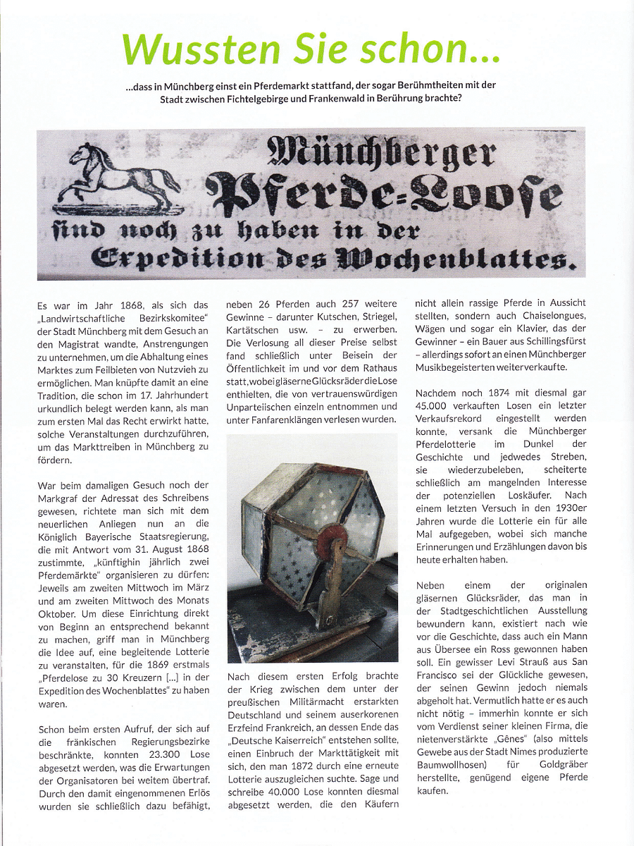 Die Münchberger Pferdelotterie product image (1)