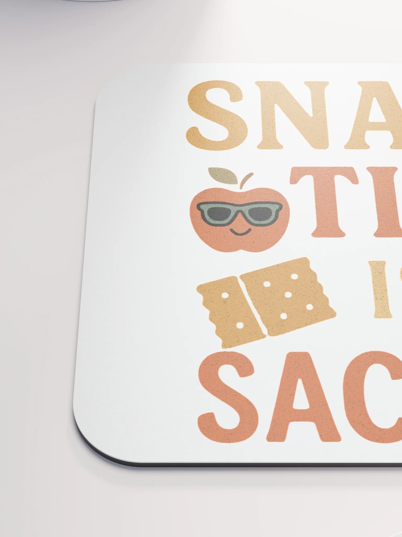 Snack Time Is Sacred Mouse Pad – Teacher Desk Must-Have product image (6)