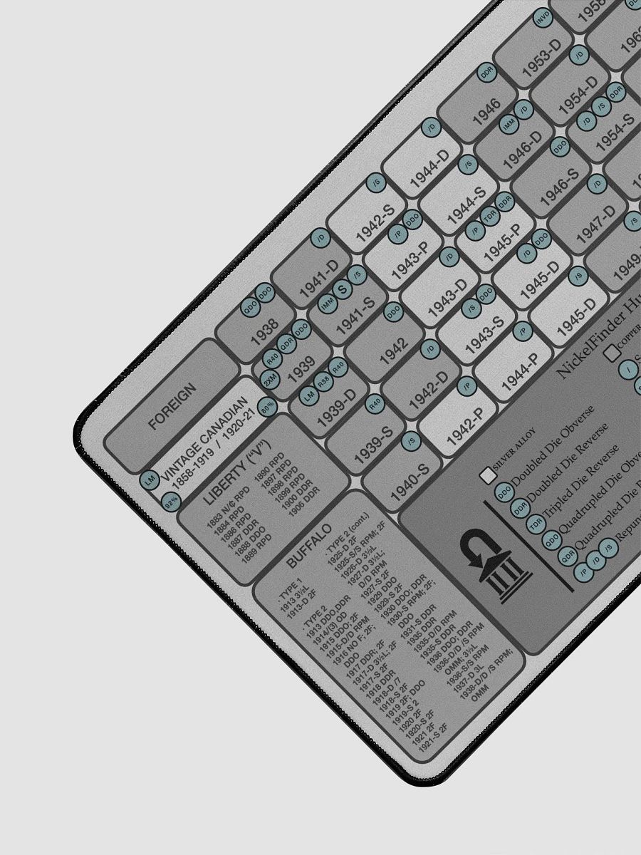 NickelFinder Hunting Mat / 31.5” / Aluminum Theme product image (2)