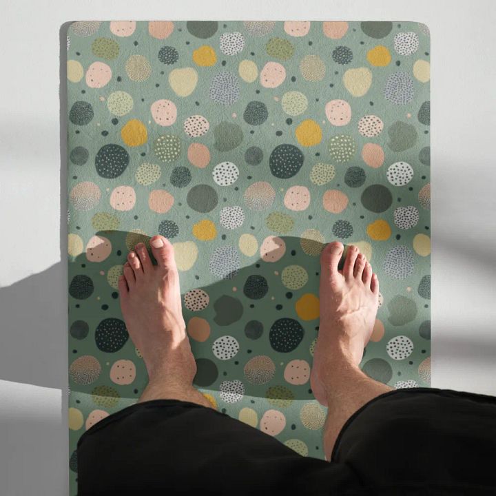 Green Boho Yoga Mat by Treasure Pie product image (1)