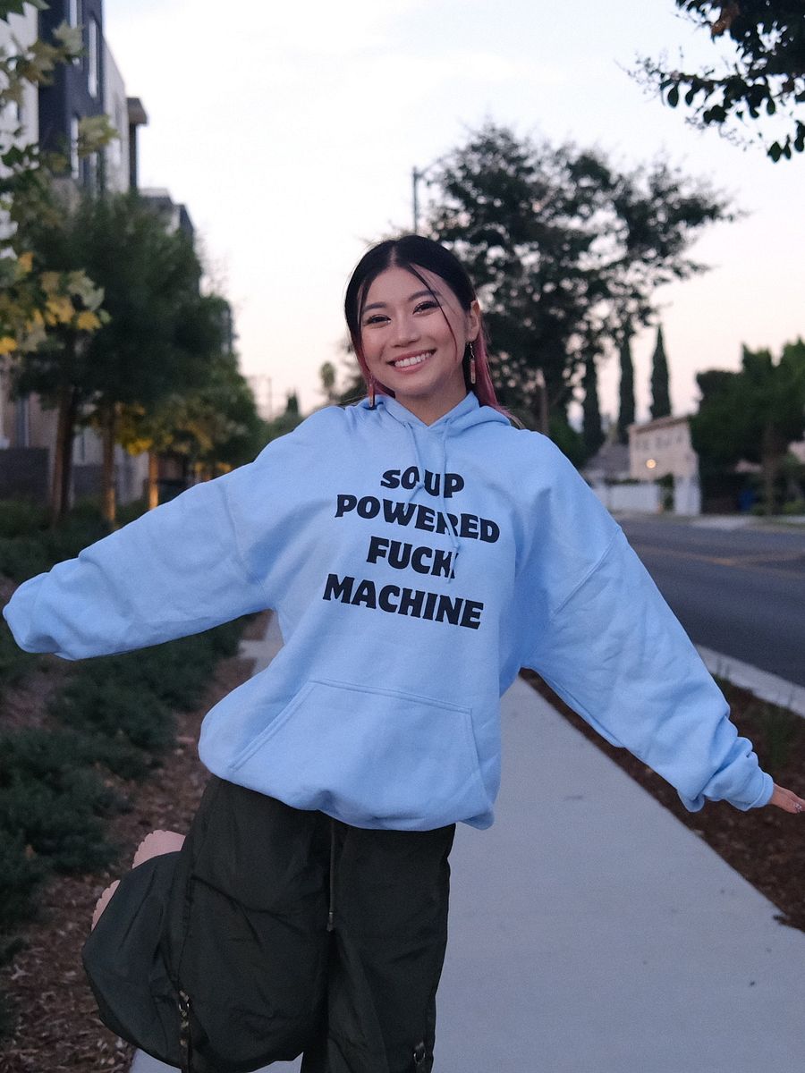 soup powered fuck machine hoodie product image (1)