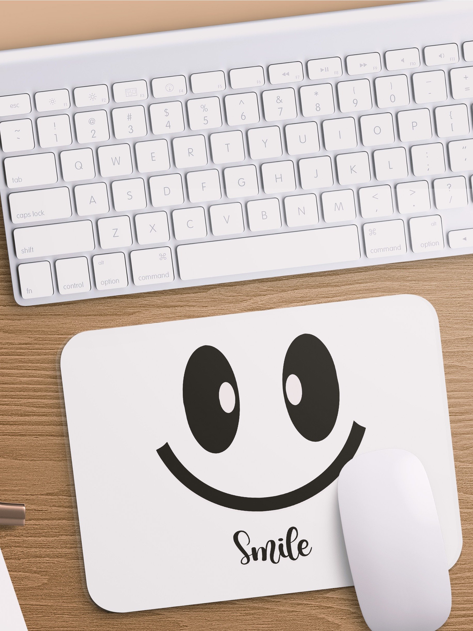 Cursive Smile Mouse Pad product image (4)