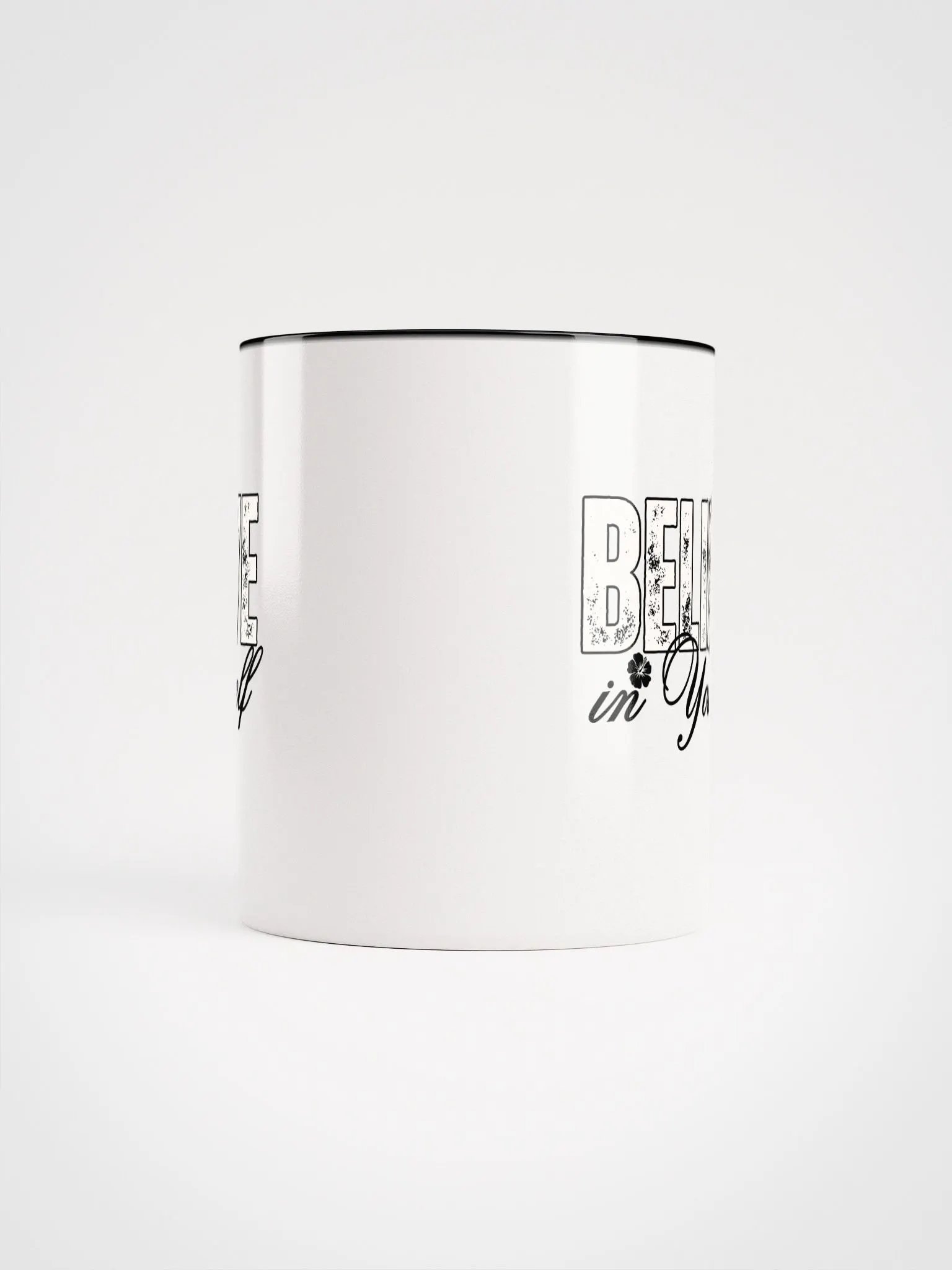 Believe In Yourself, Distressed Ceramic Mug product image (5)