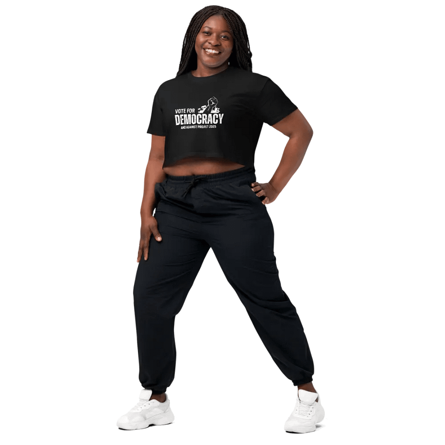 Pris-Vote For Democracy-CROP TOP TEE product image (9)