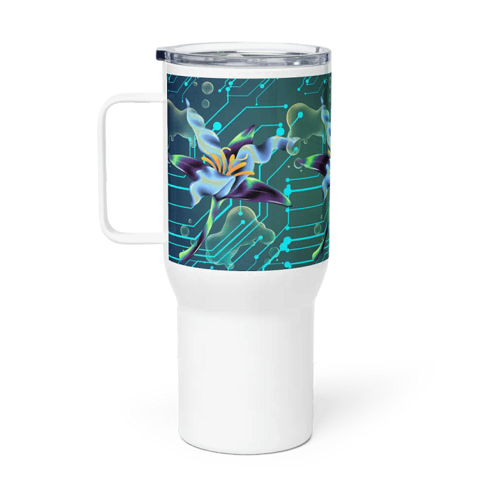 teal meta-magic insulated travel mug for stylish gents and ladies product image (1)