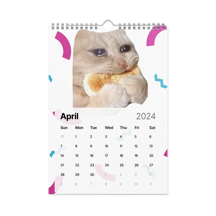 Wall Calendar (2024): Meme Cats product image (2)