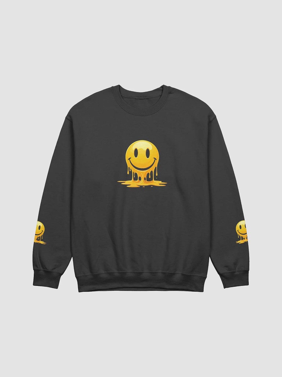 Melting Smiley face Crewneck Sweatshirt product image (2)