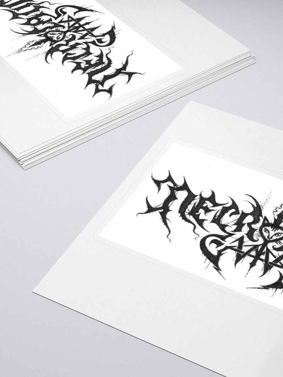 NecroCaticGames Logo Sticker product image (4)