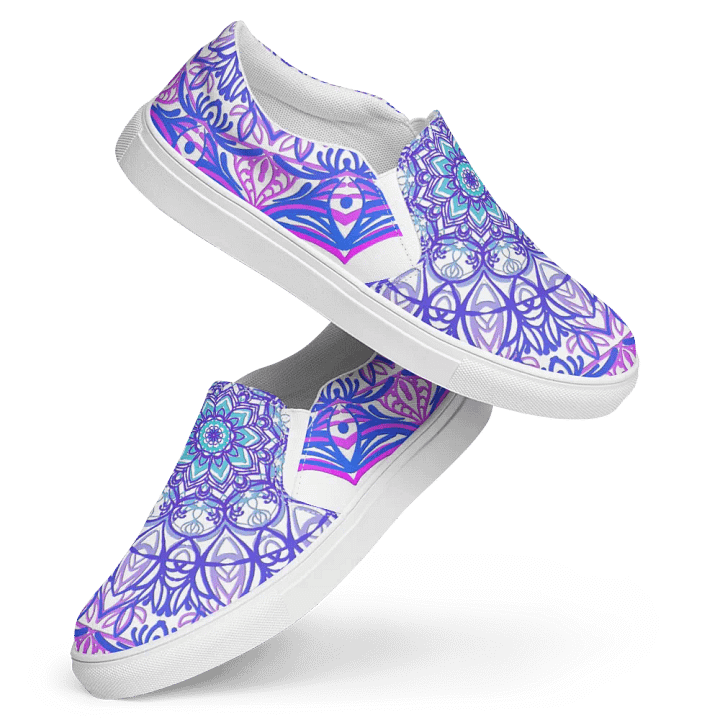 Mandala Magic Women's Slip-On Shoes product image (2)