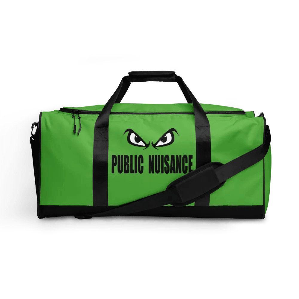 Public Nuisance: Lime Green Duffle Bag product image (1)