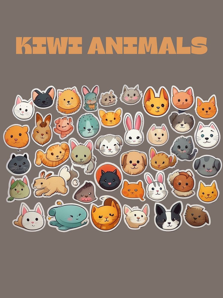 Kiwi Animal Stickers Sheets product image (4)