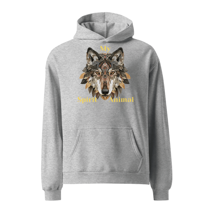 Spirit Wolf Oversized Hoodie product image (4)