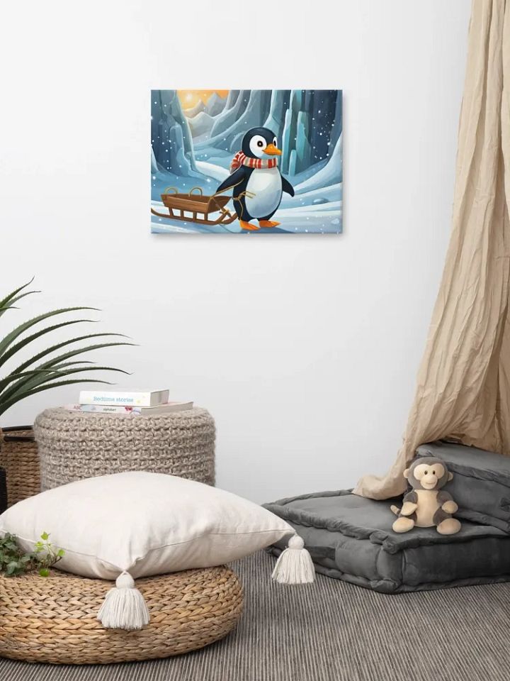 Winter Wonderland Penguin Canvas product image (1)
