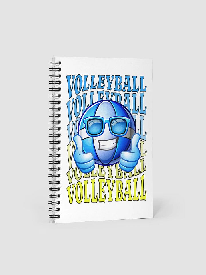 Thumbs Up Volleyball Spiral Notebook product image (2)