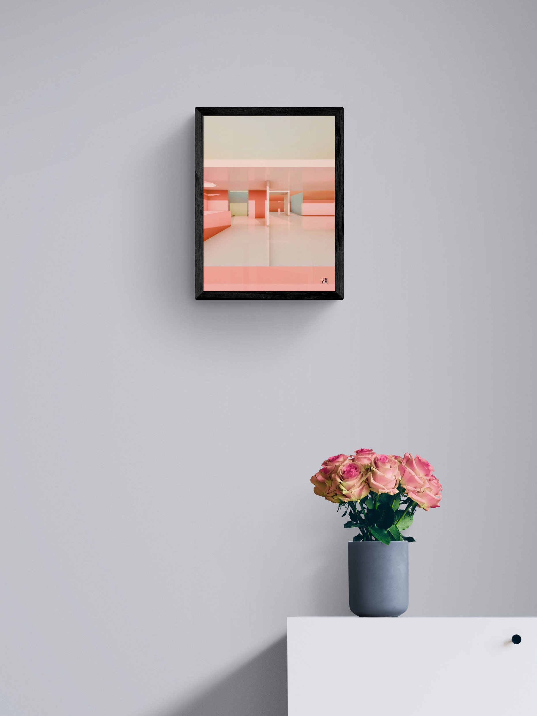 Architectural Landscape - Summer Pastel 02 12"x16" product image (1)