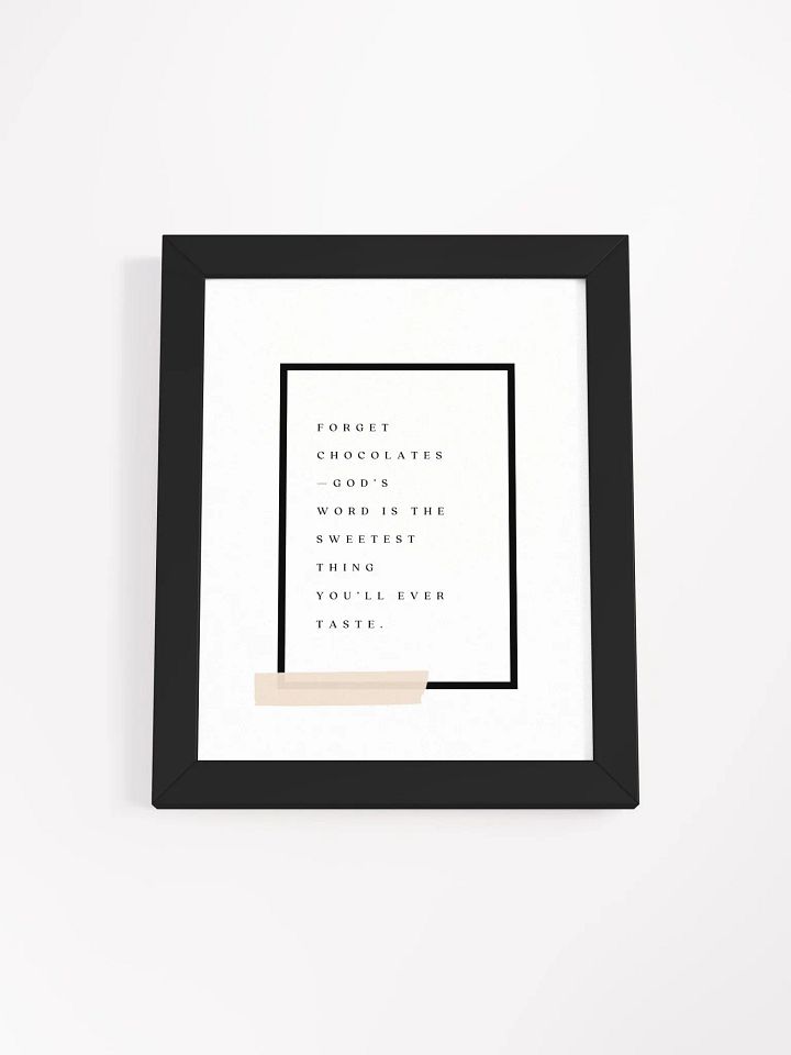 Forget chocolates—Framed Poster product image (8)