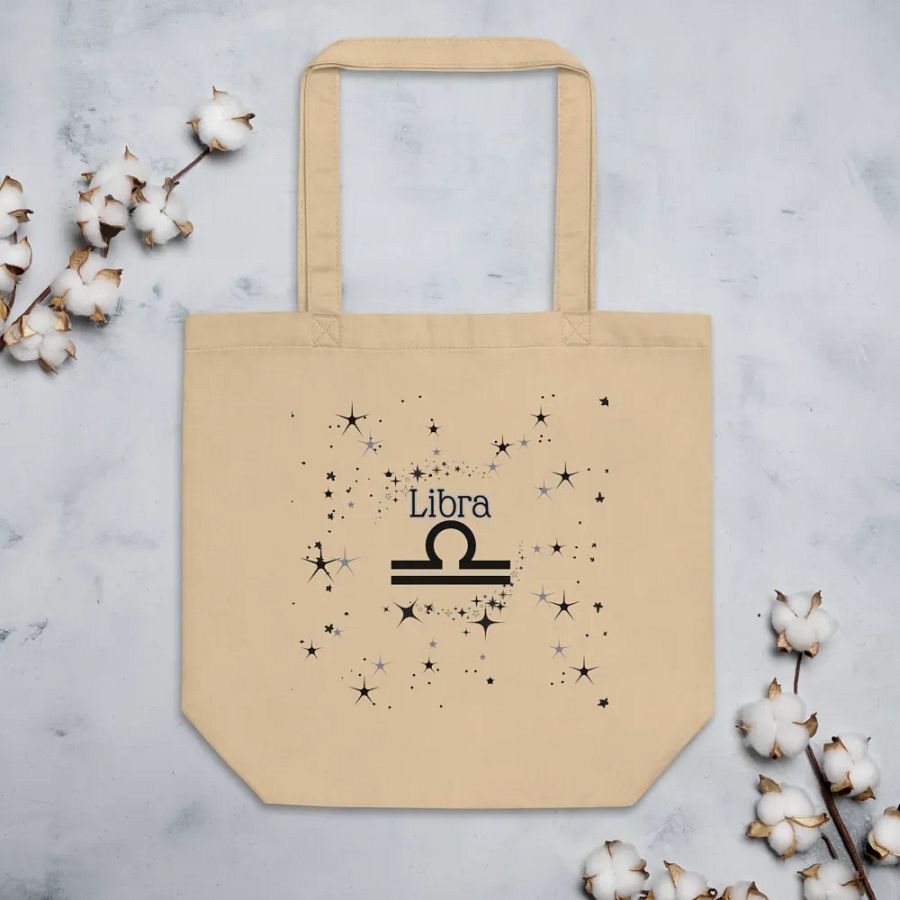 Libra Constellation Beige Tote product image (3)