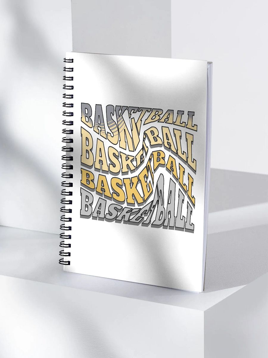 Mess Swirl Basketball Dynamic Spiral Notebook product image (3)