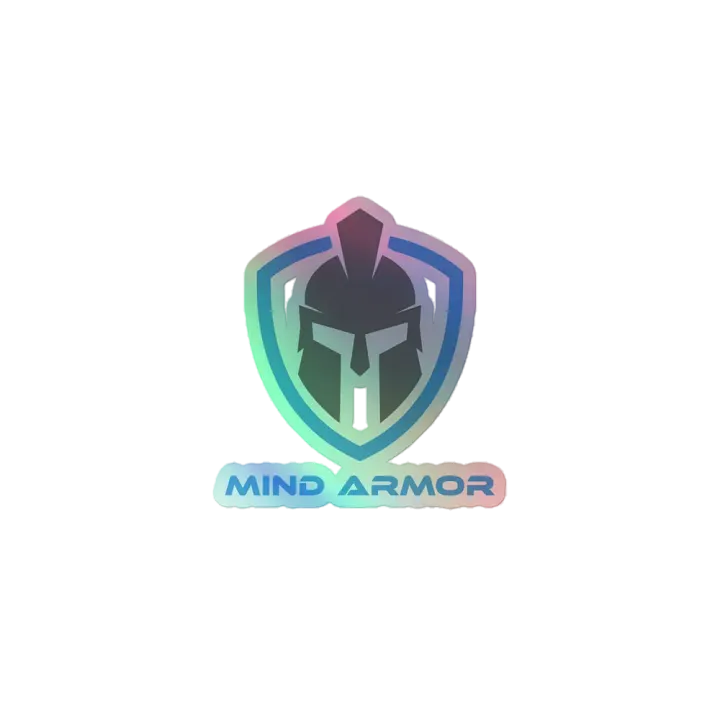 Mind Armor - Kiss-Cut Holographic Sticker product image (1)