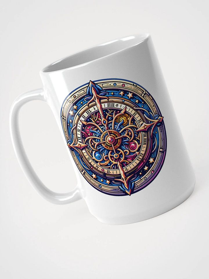 Arcane Clock and Mage Tower Coffee Mug – Sip the Magic 🕰️✨ product image (2)