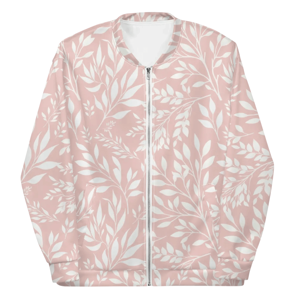 Branches Blush Pink Bomber Jacket product image (12)