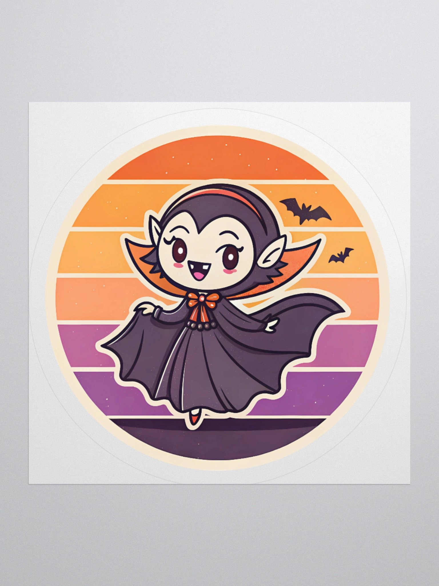 Cute Vampiress Kiss Cut Sticker product image (3)
