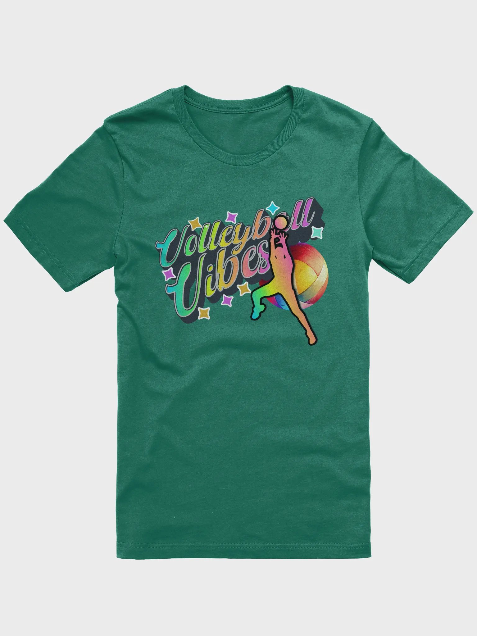 Volleyball Vibes Male Vibrant T-Shirt product image (1)