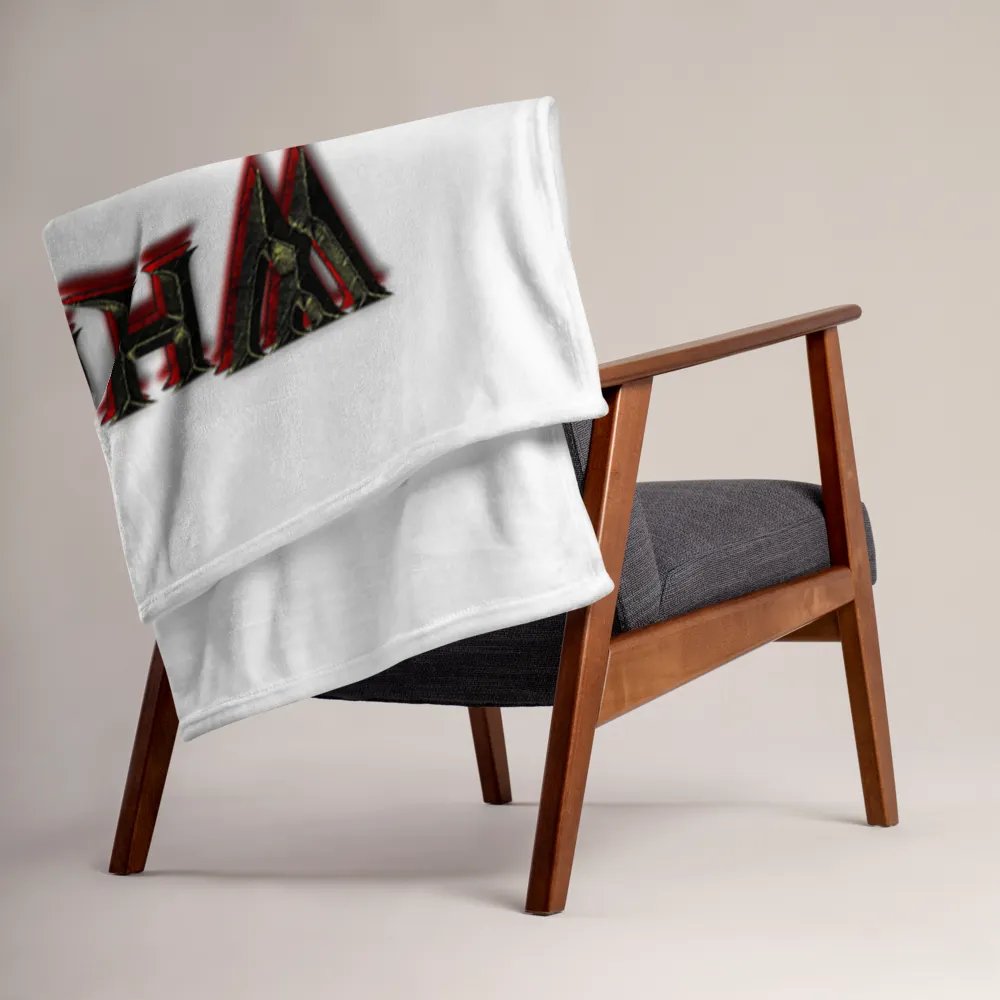 Lucifer's Lounge Slogan Plush Blanket product image (15)