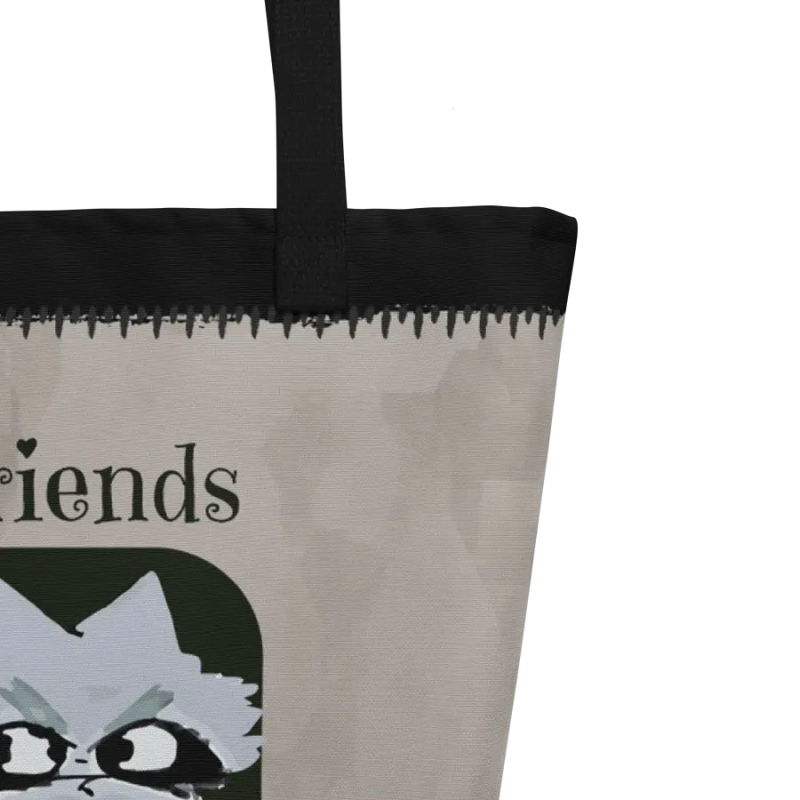 Root Shoulder Tote Bag for Board Gamers - 4 Base Factions We're All Friends Until Game Night - unofficial product image (4)