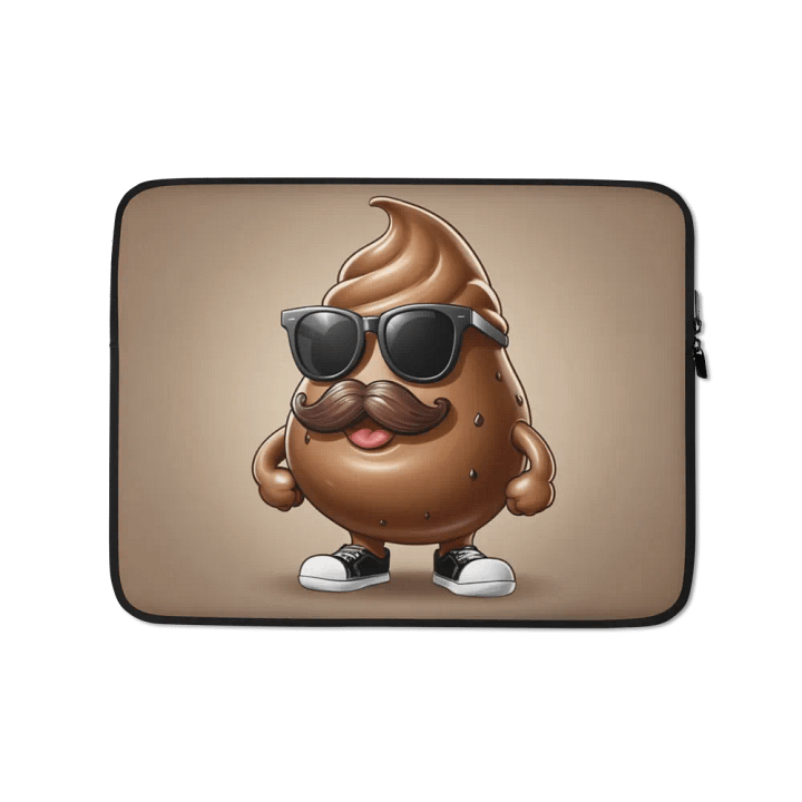 Mr Poop Laptop Sleeve product image (1)