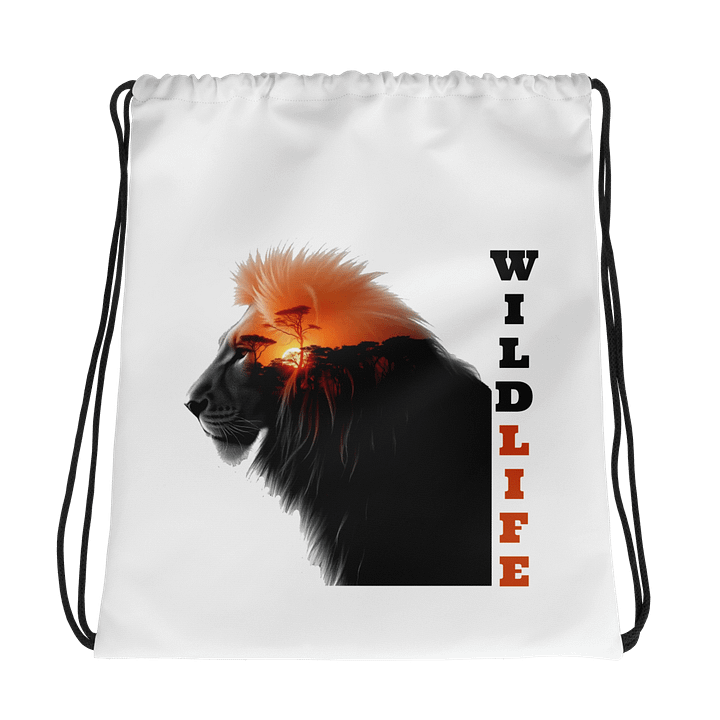 Wildlife Sunset Drawstring Bag product image (1)