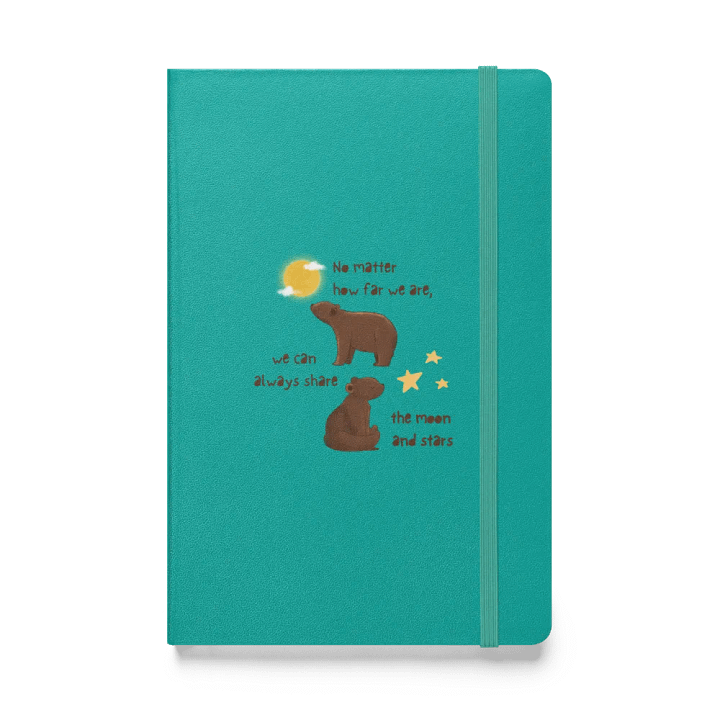 Bears, The Moon And Stars Hardcover Notebook product image (7)