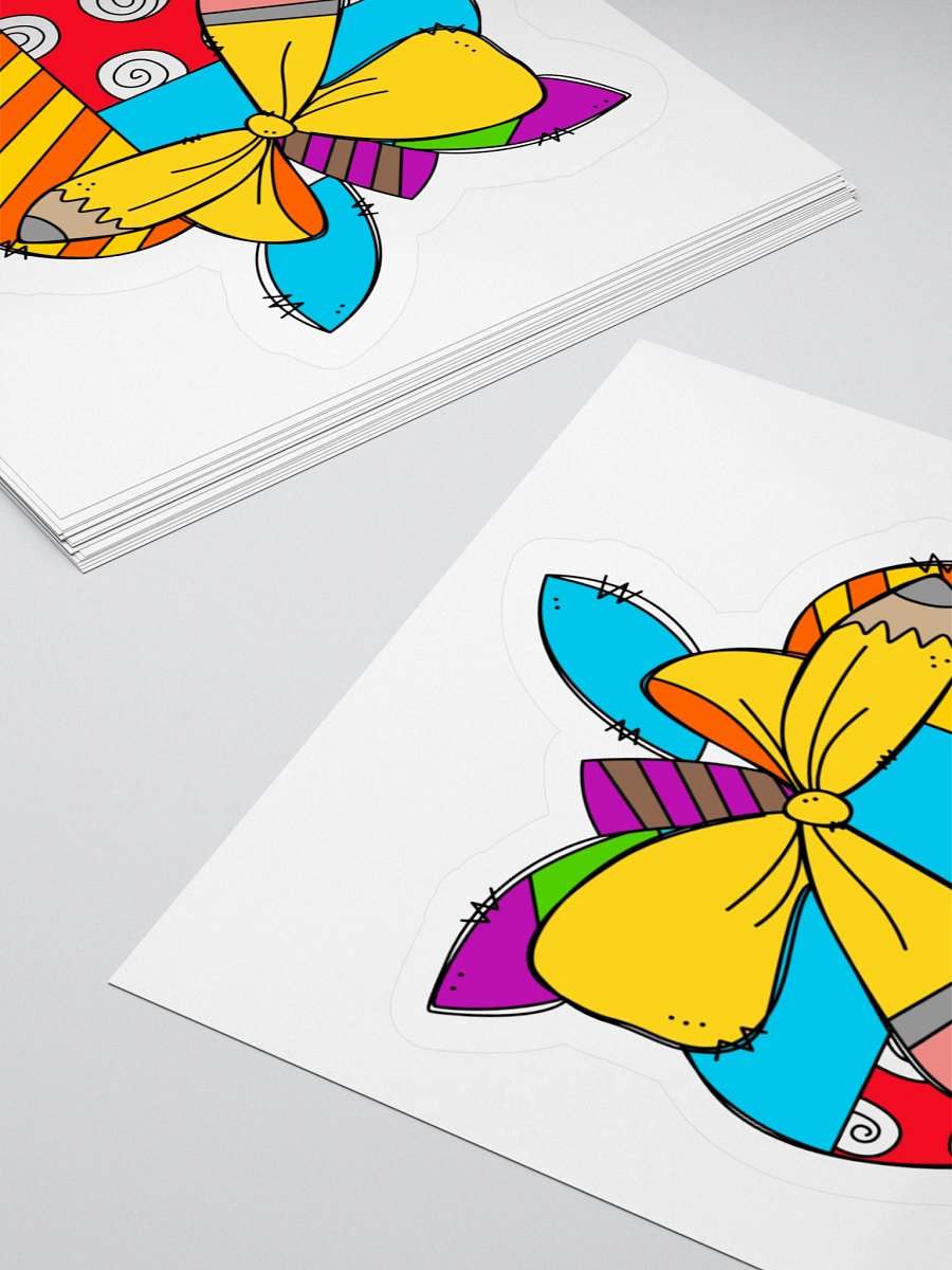 Back to School Apple Kiss Cut Sticker product image (7)