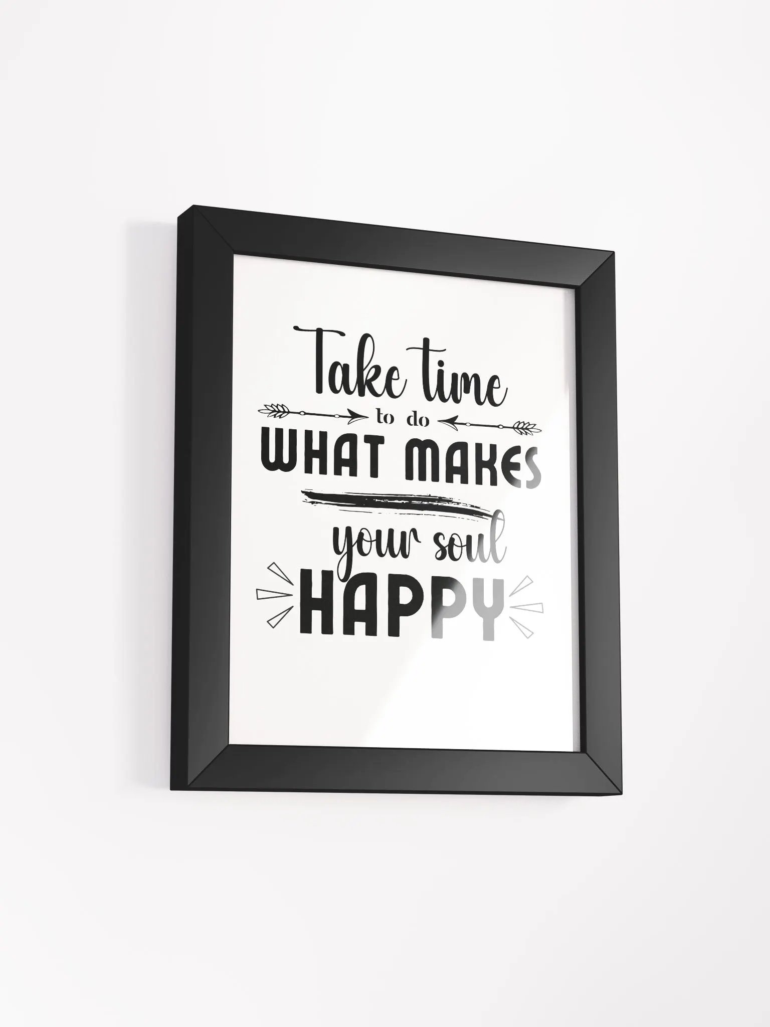 Happy Soul Organic Framed Poster product image (3)