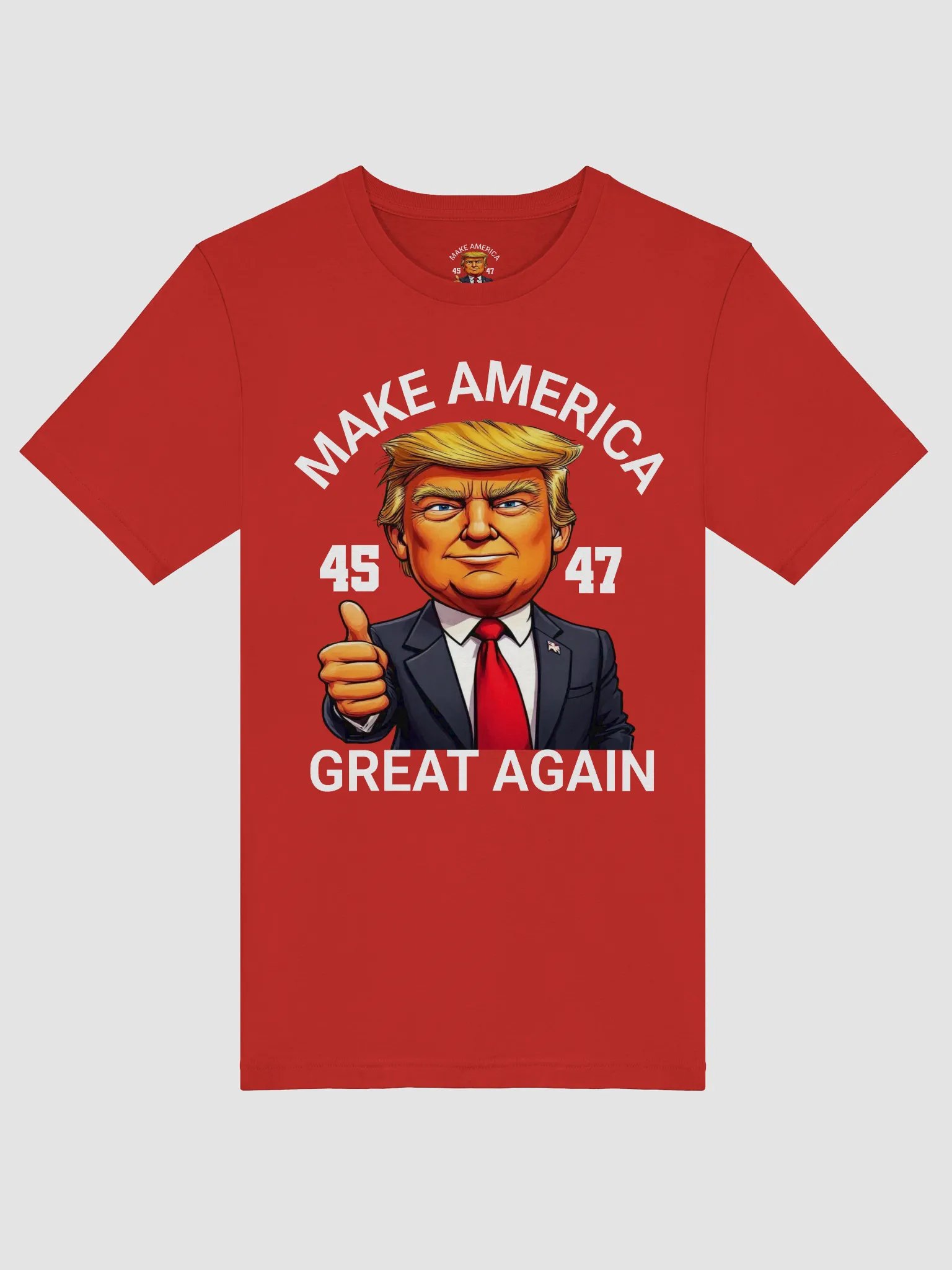 Thumbs-Up Trump Caricature MAGA Tee product image (5)