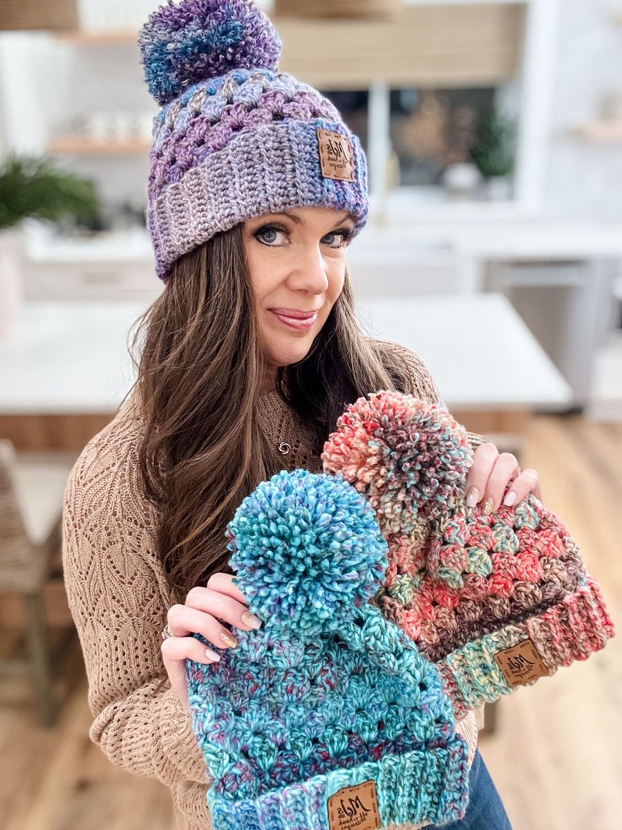 Chunky Granny Hat Crochet Pattern product image (4)