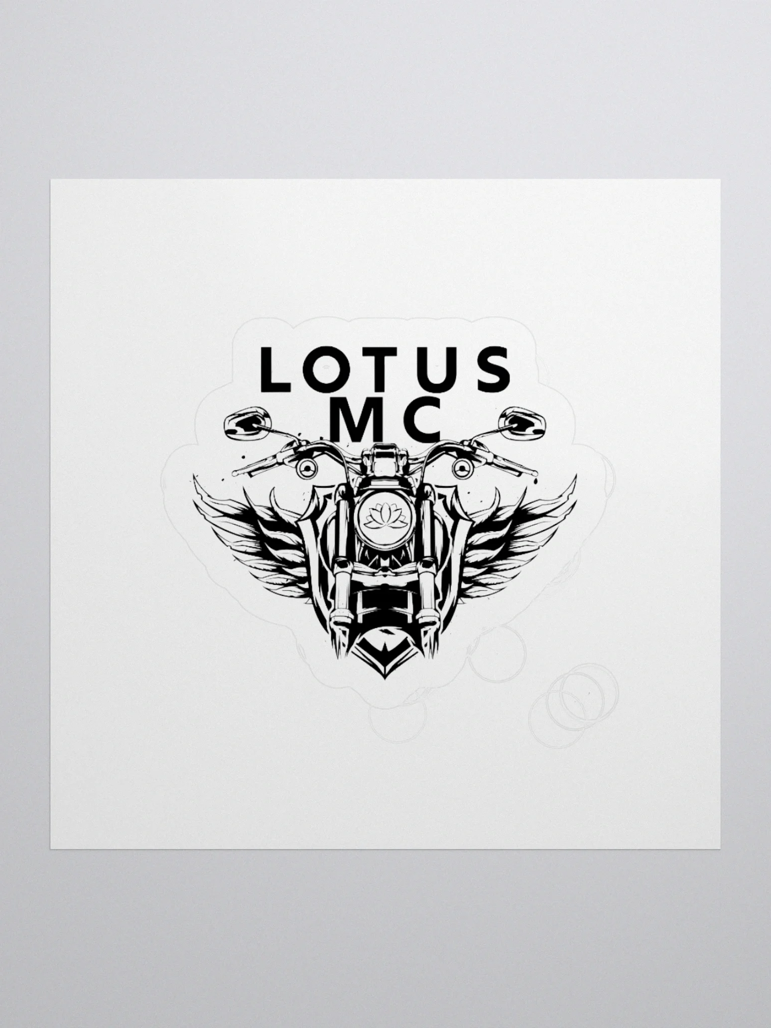 Vegas Lotus MC Sticker product image (2)