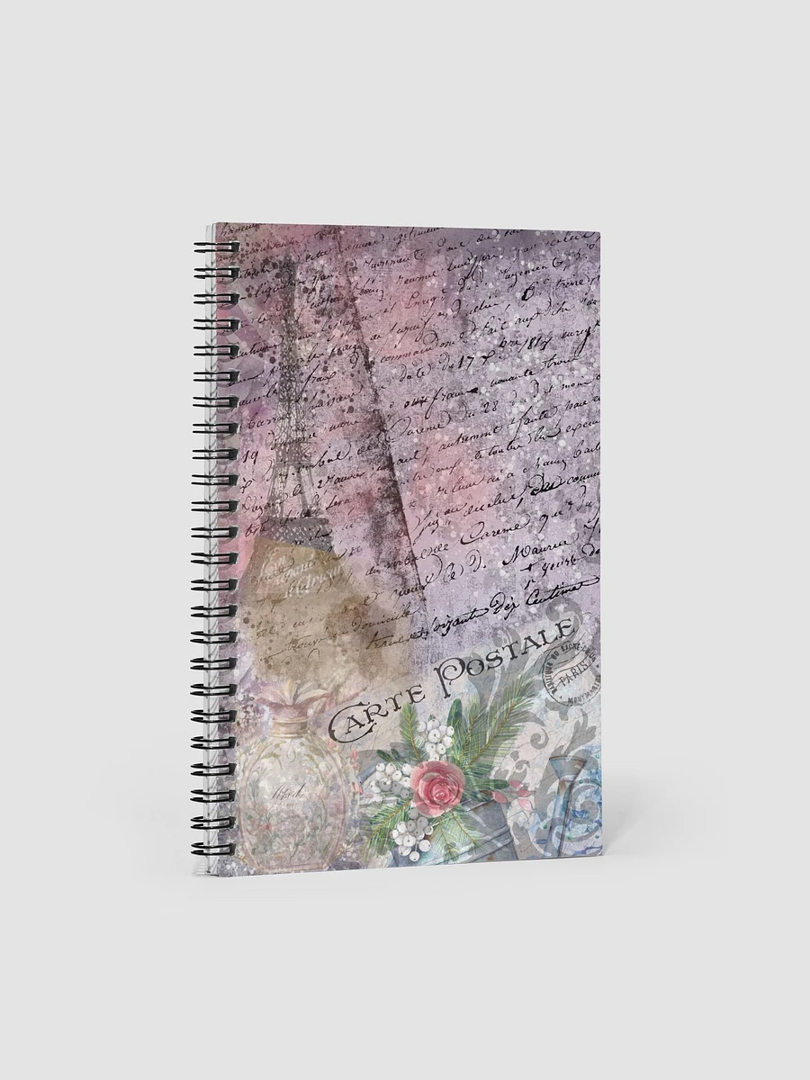 Vintage Grunge French Old Letter Covered Notebook product image (1)